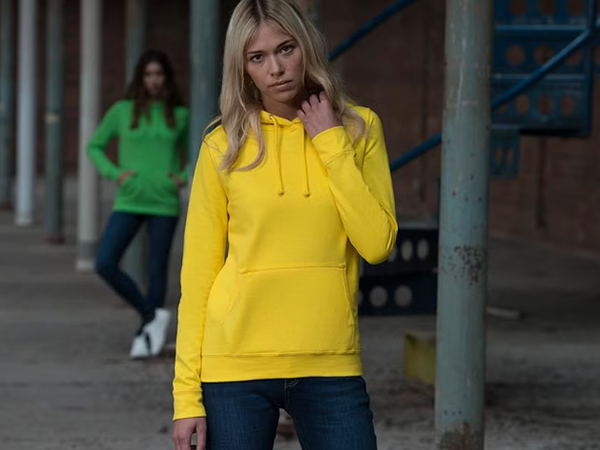 Damen Hoodie von Just Hoods in vielen Farben unifarbig - werk5