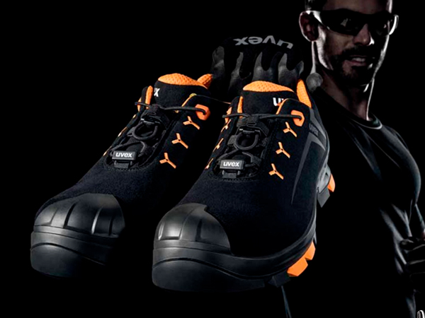 Sicherheitsschuh low von uvex mit High Vis Refletoren - werk5