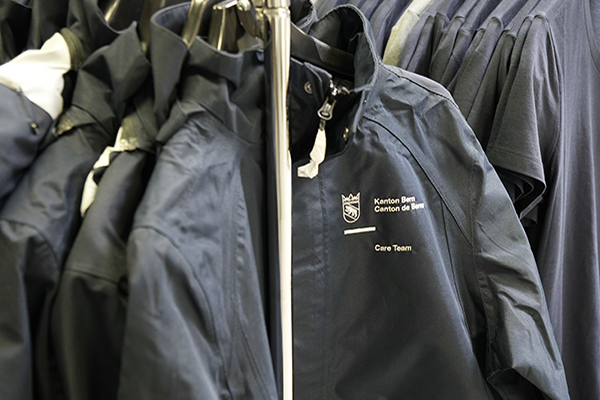 Transferdruck auf Jacke