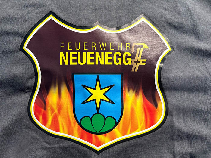 Transferdruck Cap Feuerwehr Neuenegg