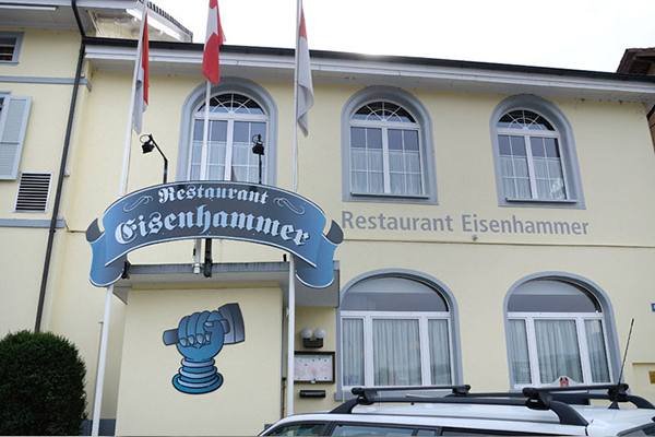 Gebäudebeschriftung Gasthof Eisenhammer
